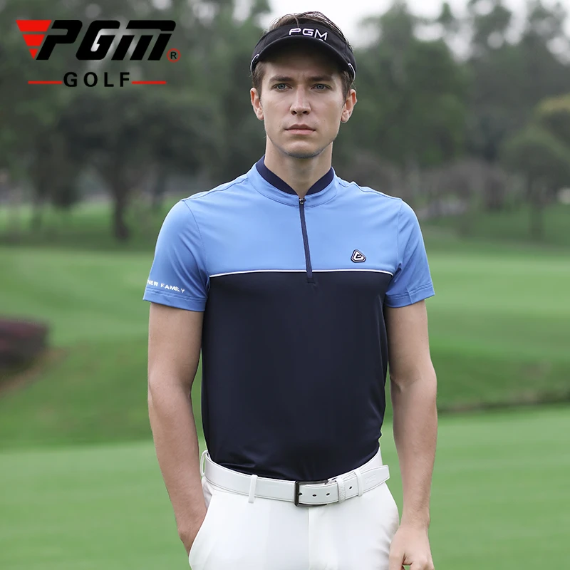 PGM 新品 高尔夫服饰 男士短袖t恤 速干面料 夏季男装 衣服 服装