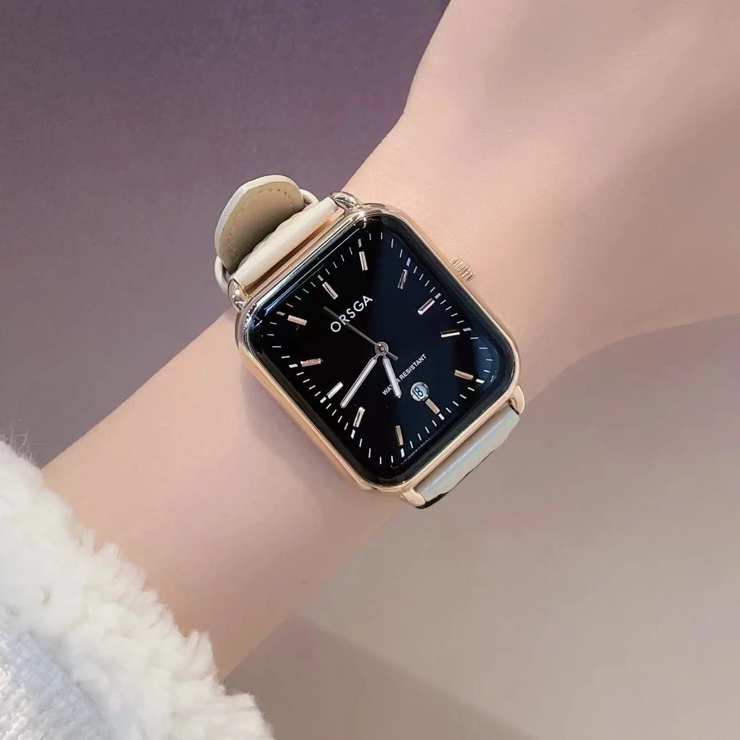 【行业爆款】ORSGA 情侣表防水女表高端休闲腕表 9889