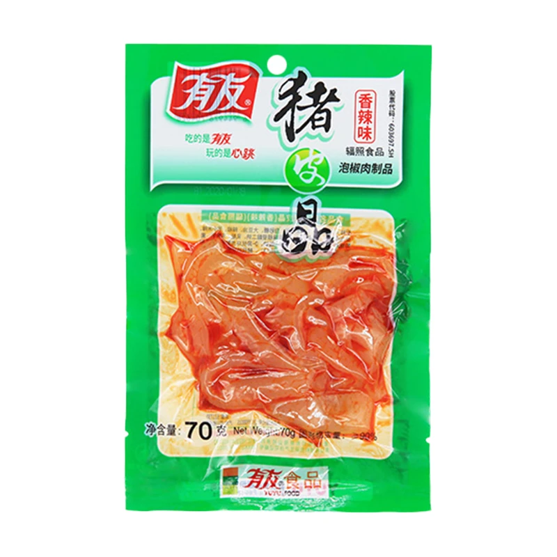 70克香辣猪皮晶