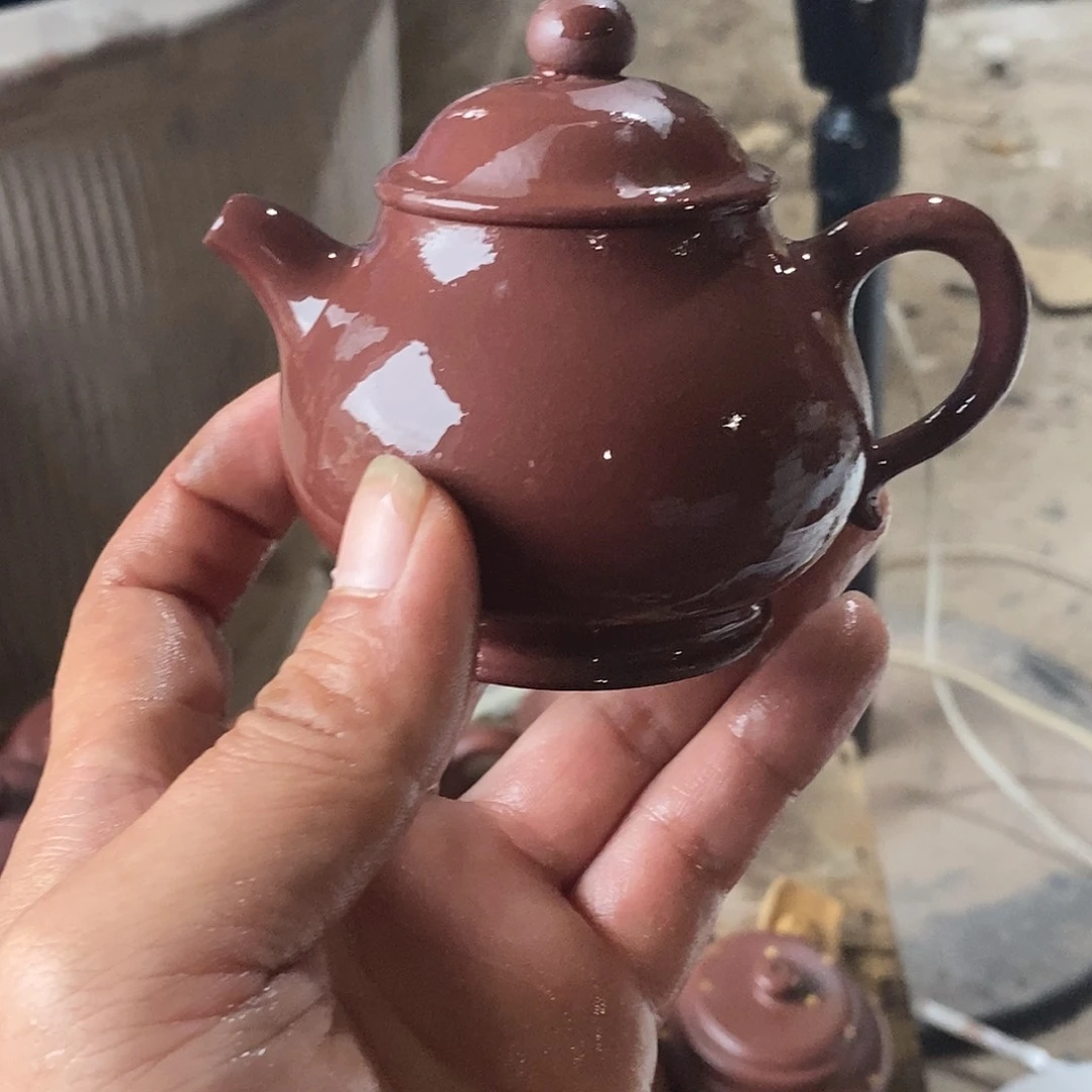 紫砂茶壶微瑕紫泥小高潘