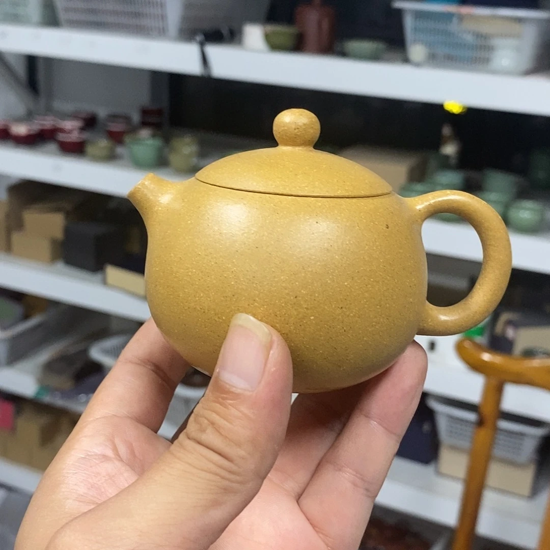 紫砂茶壶完美黄金段小西施