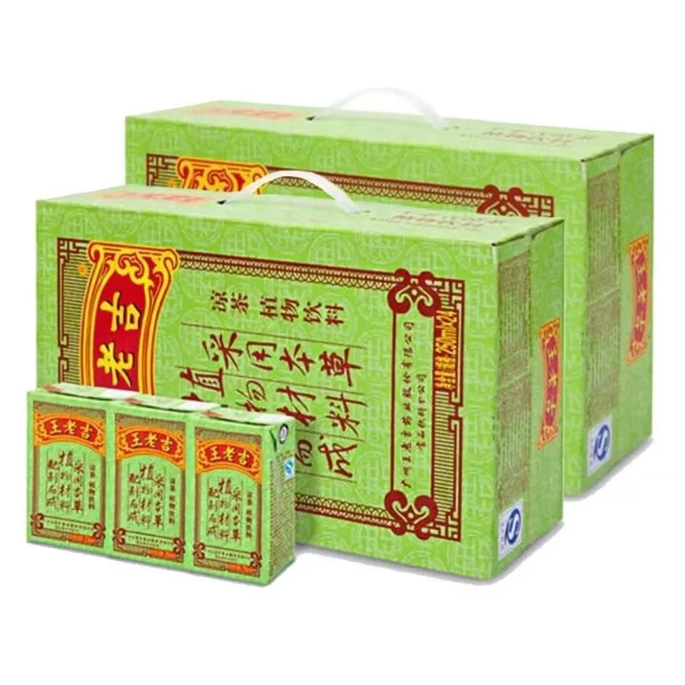 新日期王老吉凉茶纸盒植物饮料250ml*16/24盒整箱装清凉下火批发