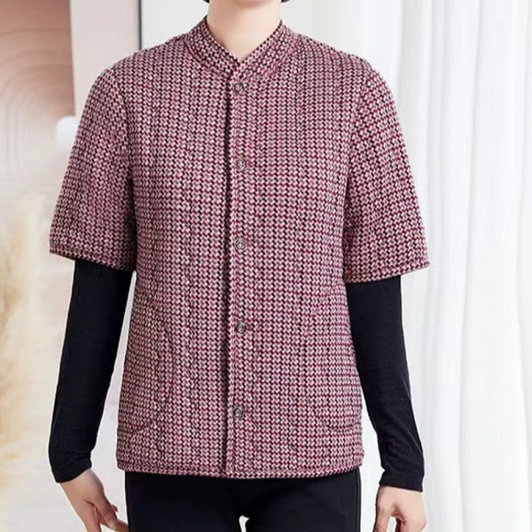 新款妈妈冬季大码加厚中老年保暖棉服外套