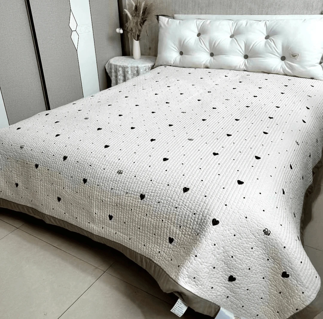 【小心动】200*230A类水洗棉四季床盖亲肤柔软可机洗