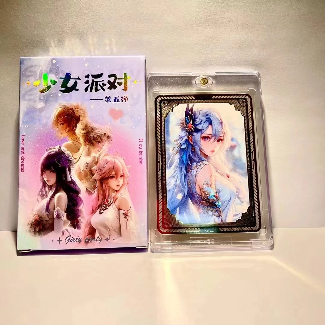 少女派对第五弹二次元动漫集欧卡社收藏卡牌金属卡默认代拆