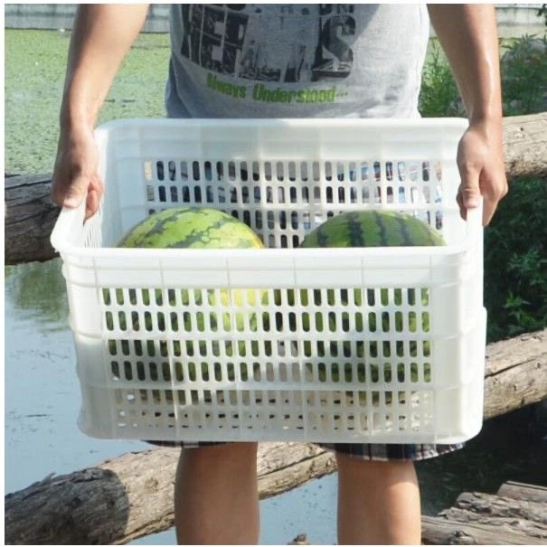 加厚塑料周转筐运输筐熟胶批发收纳储物方筐农用箩筐蔬菜筐水果筐