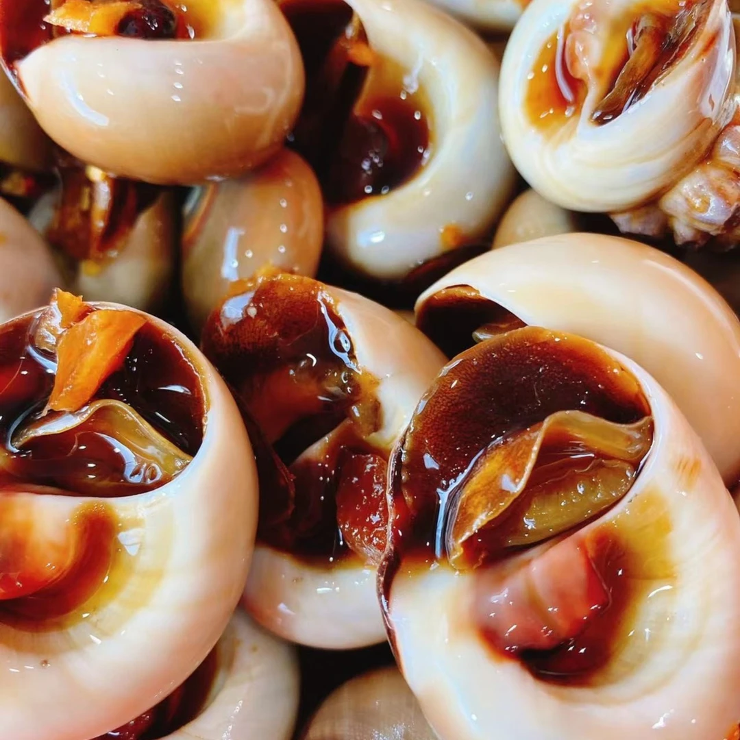 张记立本海鲜猫眼螺/450g   每瓶