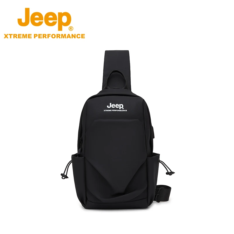 JEEP/吉普户外斜挎包防水便携男女同款胸包结实耐用时尚斜跨包