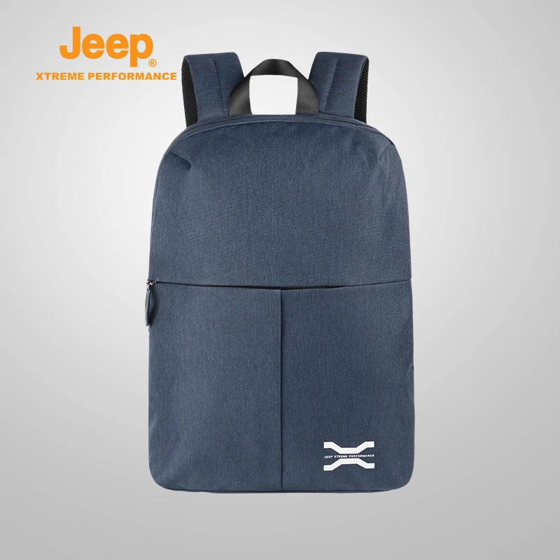 JEEP/吉普户外双肩包商务通勤运动休闲简约轻便多功能防水背包
