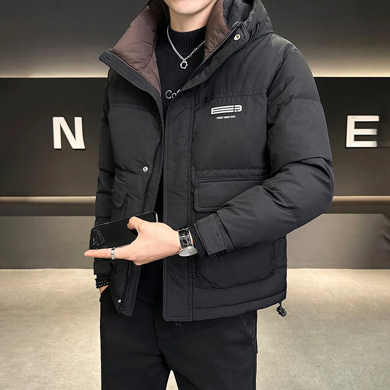 6621羽 冬季滑雪保暖锁温修身男士时尚潮流休闲潮流帅气断码外套