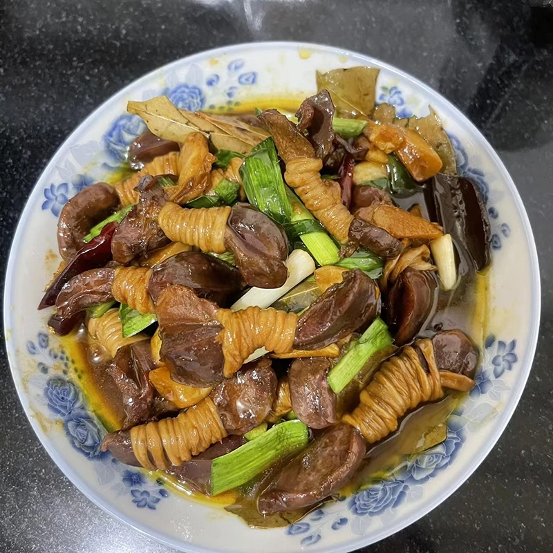 鸭胗包咸鸭珍结安徽特产农家手工自制腊鸭肫肠包腊鸭胗250克/500g