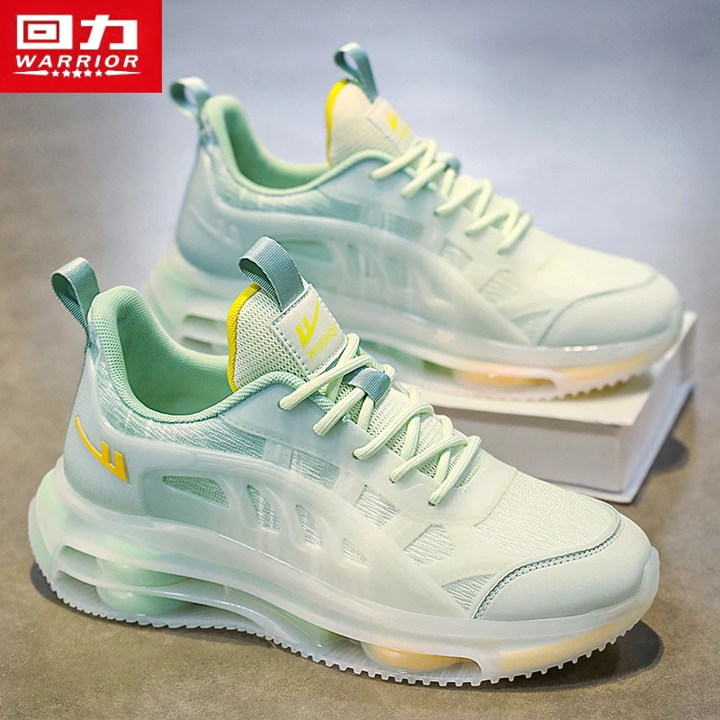 回力男鞋2025夏季新款透气休闲百搭老爹鞋跑步缓震增高轻便网面鞋
