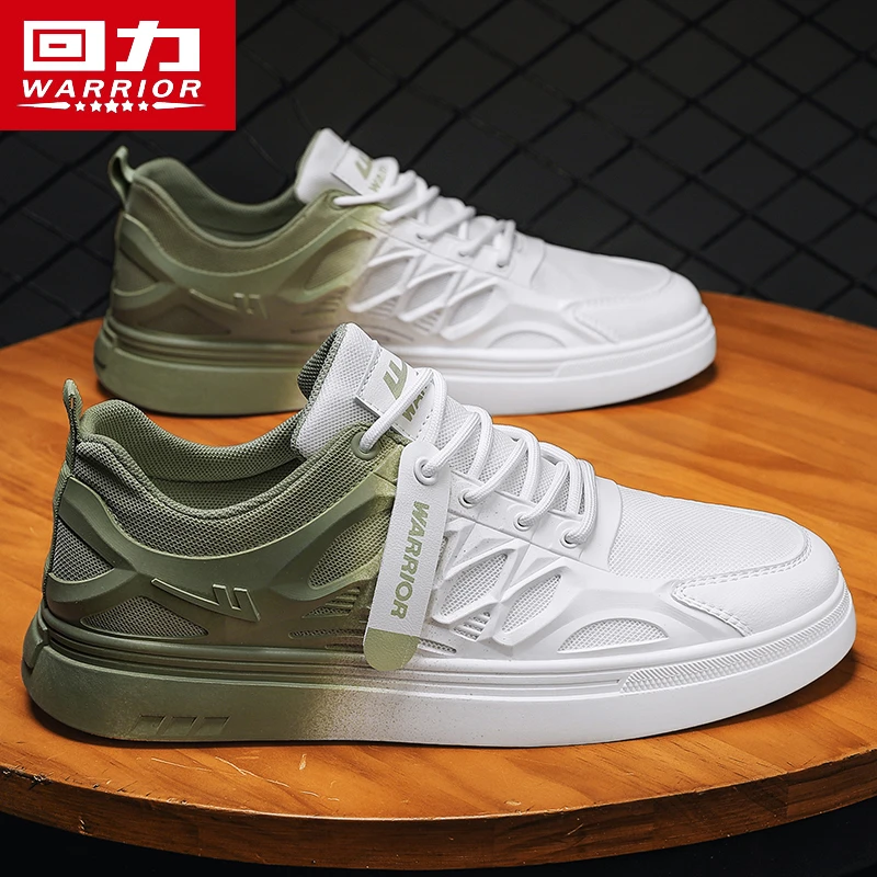 回力男鞋2024春季新款百搭舒适小白板鞋潮流男士网面透气休闲鞋子