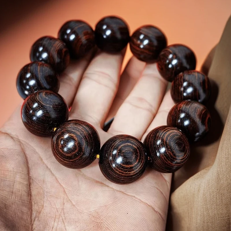 【A61】【海黄紫油梨】高密沉水 2.0cm手串