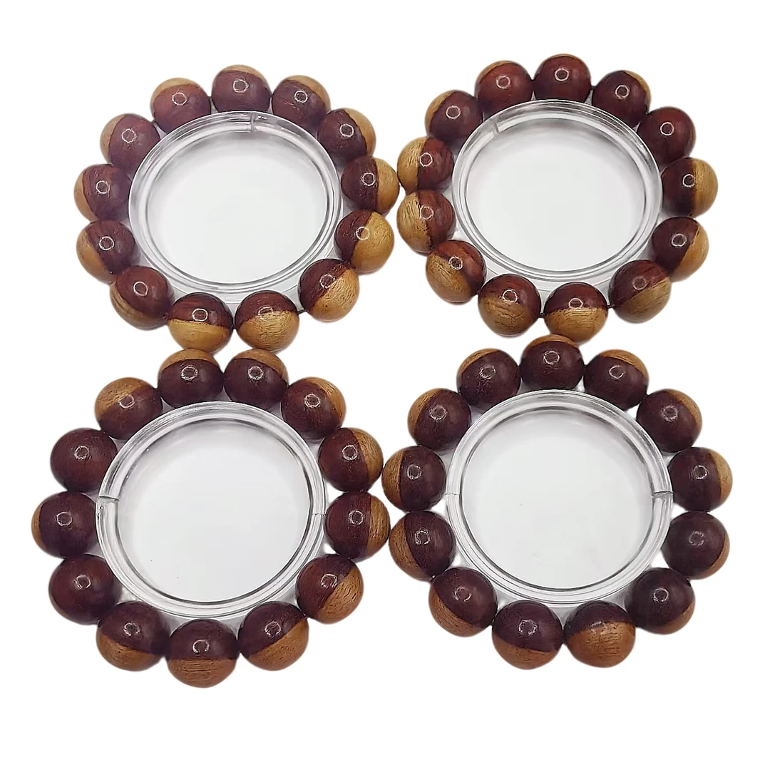 【A47】【紫檀1.8cm双面珠】木质手串