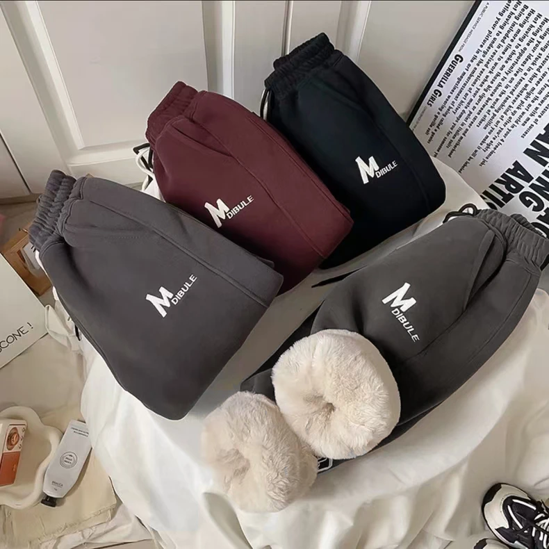 仿兔毛儿童保暖时尚儿童冬季特厚棉裤M