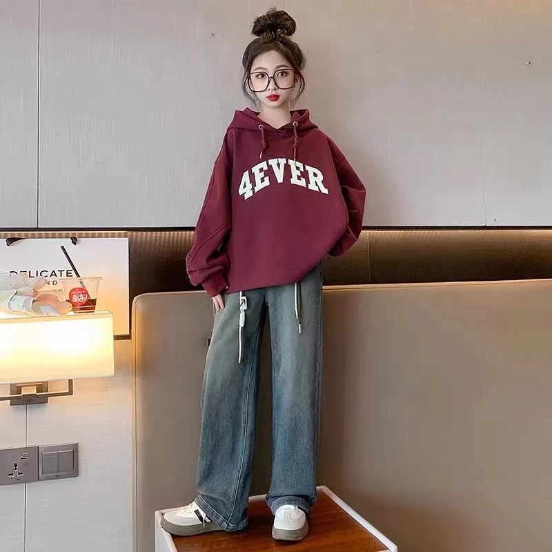 姐弟款连帽卫衣1169