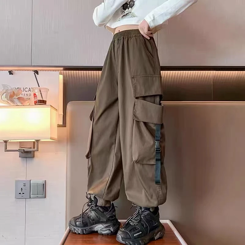 韩版姐弟大兜裤1108