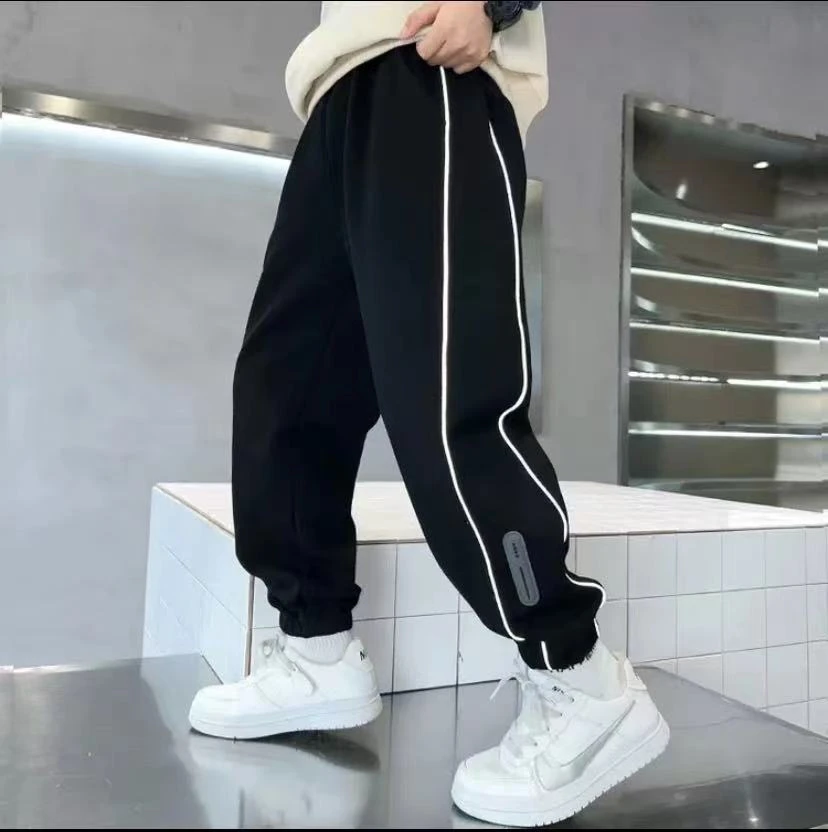 ZS-新款2006童男童女童运动裤宽松潮流时尚休闲裤子中大童卫裤