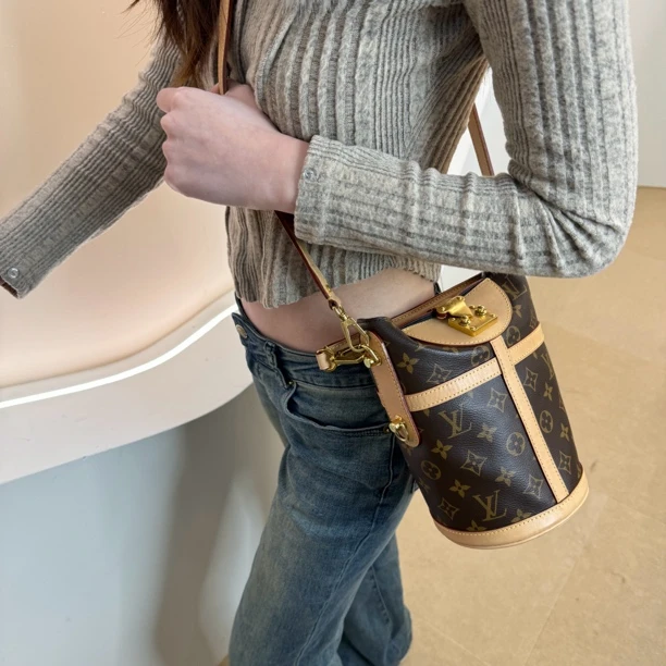 95新 LouisVuitton/路易威登 LV老花薯条包全原手提包