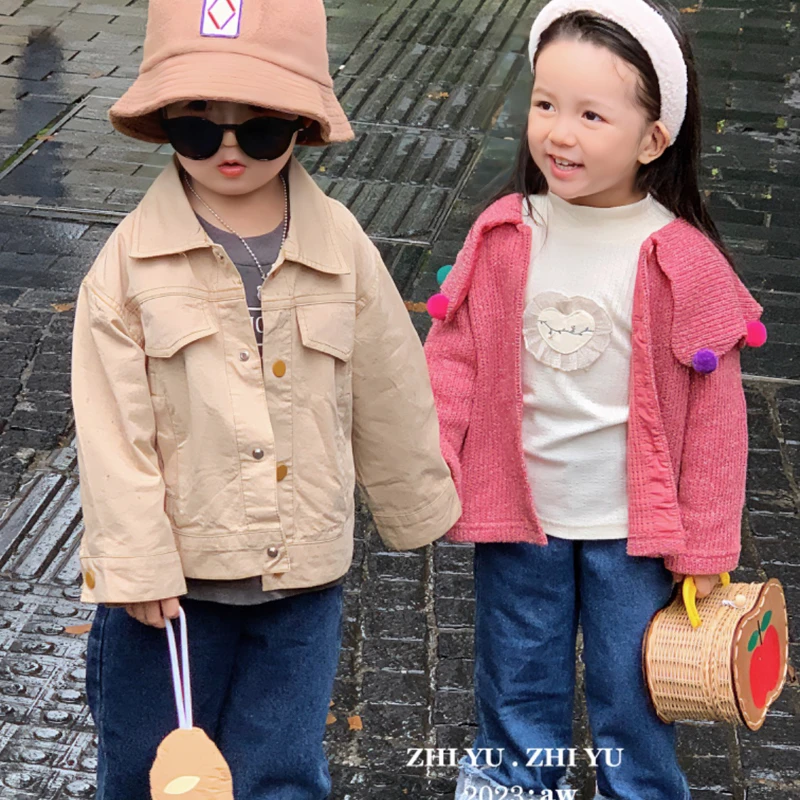 90500 女童毛球开衫