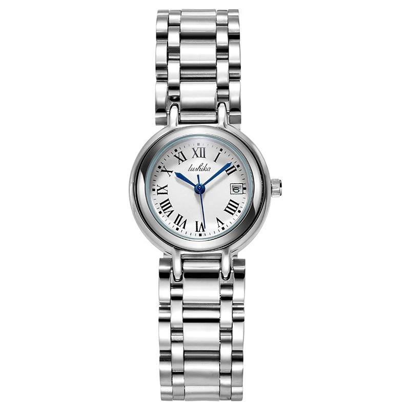 【港口直发】心月系列简约气质日历钢带女士腕表【吴总补贴】014-T