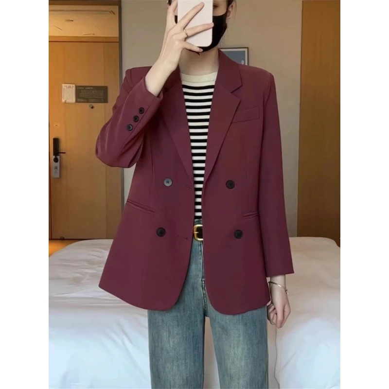 小西装外套女2025春季新款韩版时尚高级感休闲小个子百搭西服上衣