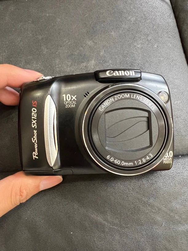 9新 Canon/佳能 SX120is相机需自备五号电池（二手商品No退No换）