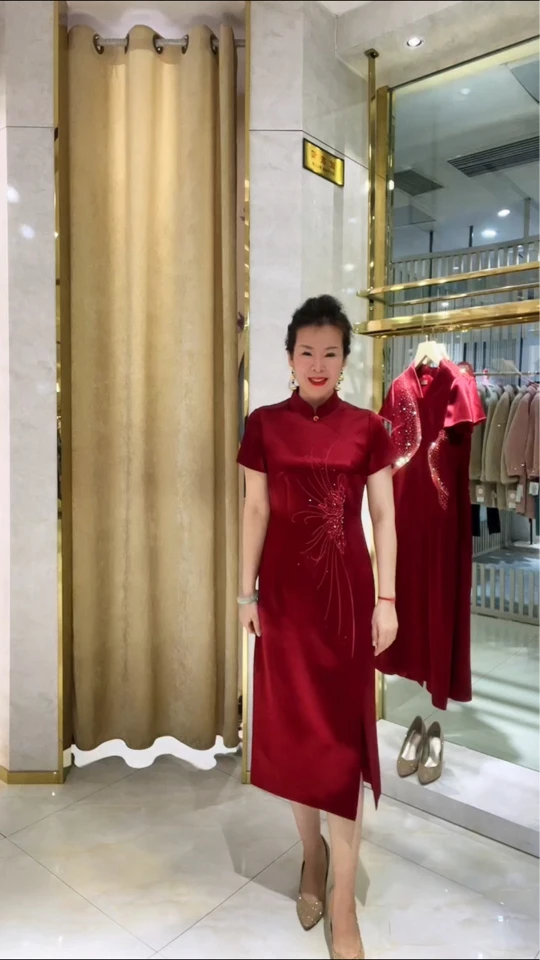 喜妈妈喜婆婆婚宴装轻奢高贵-17937(z)