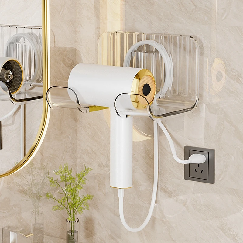 西邮哥【新疆包邮】吹风机支架免打孔卫生间壁挂电吹风置物架收纳