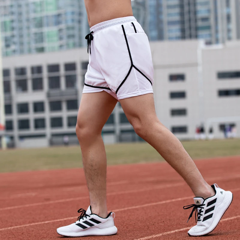 2024夏季跑步运动短裤男弹力美式骑行马拉松快干训练透气健身装备