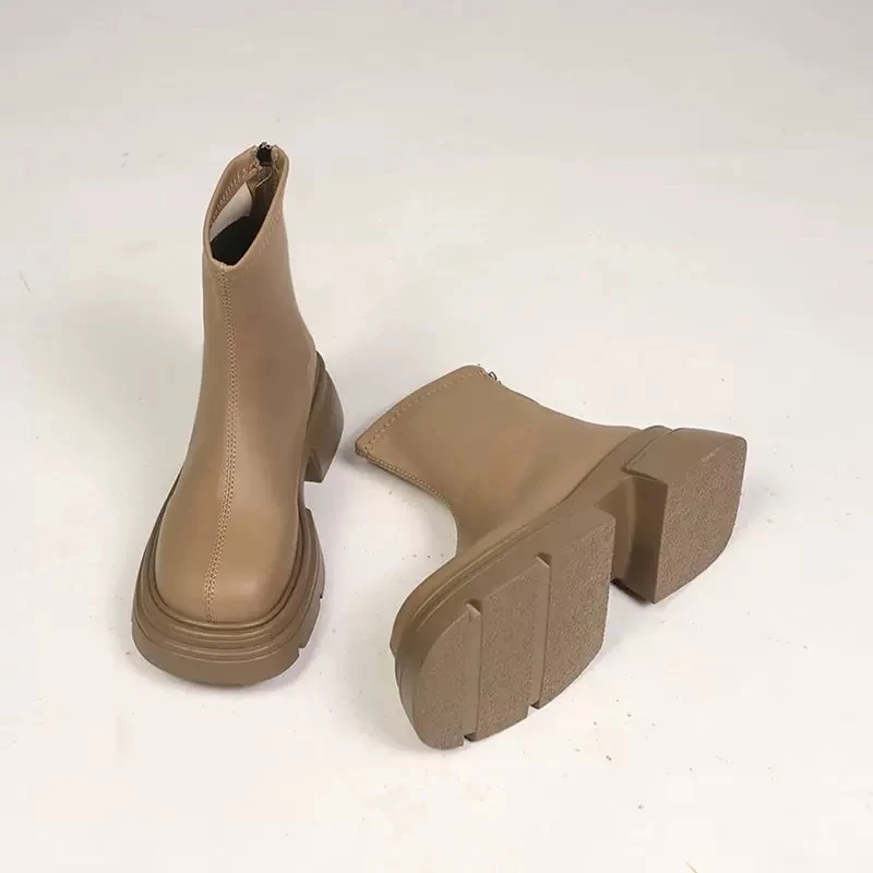 Ou Shi Yuan/欧诗媛女士英伦风经典百搭马丁靴ZL639