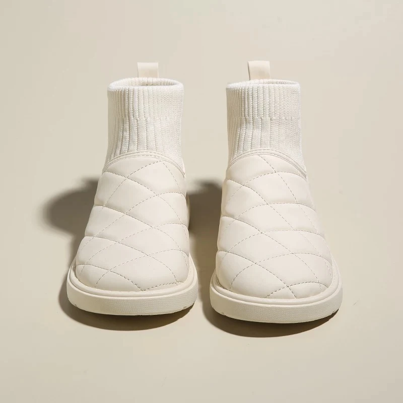 Ou Shi Yuan/欧诗媛秋冬女雪地靴加绒加厚防滑保暖鞋MY881/BRM881