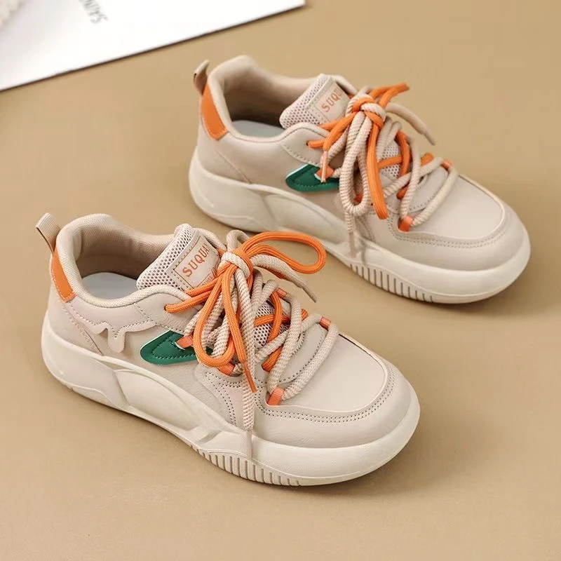 Ou Shi Yuan/欧诗媛女生百搭时尚小白鞋板鞋K8636