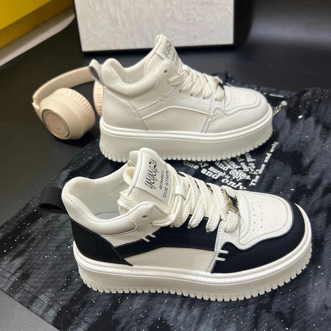 688-15松糕中邦小白鞋秋季休闲鞋百搭夏季透气春季潮流潮鞋韩版