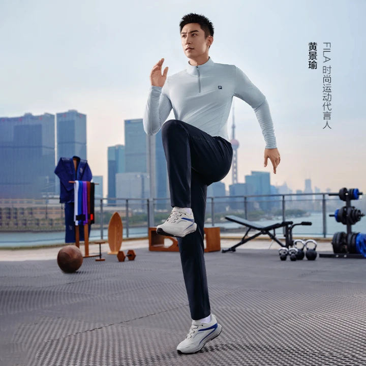 Fila/斐乐运动裤男裤防水防风刷毛运动裤保暖长裤A11M411802F
