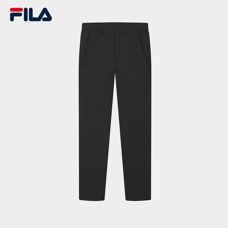 Fila/斐乐男款弹力西裤男子舒适梭织防风长裤休闲裤F11M442802F