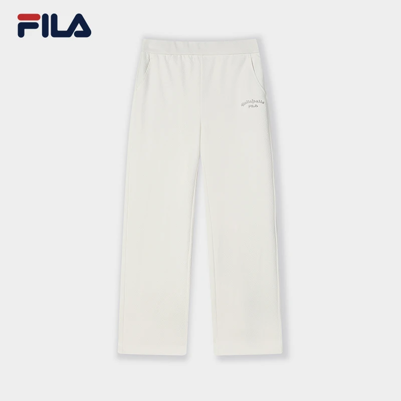 Fila/斐乐女春季度新款时尚休闲简约百搭舒适针织长裤F61W518607A