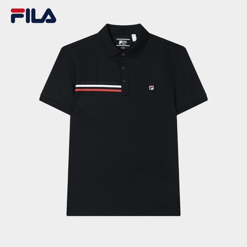 Fila/斐乐POLO衫男士夏季摩登百搭休闲透气针织短袖F61M523101A