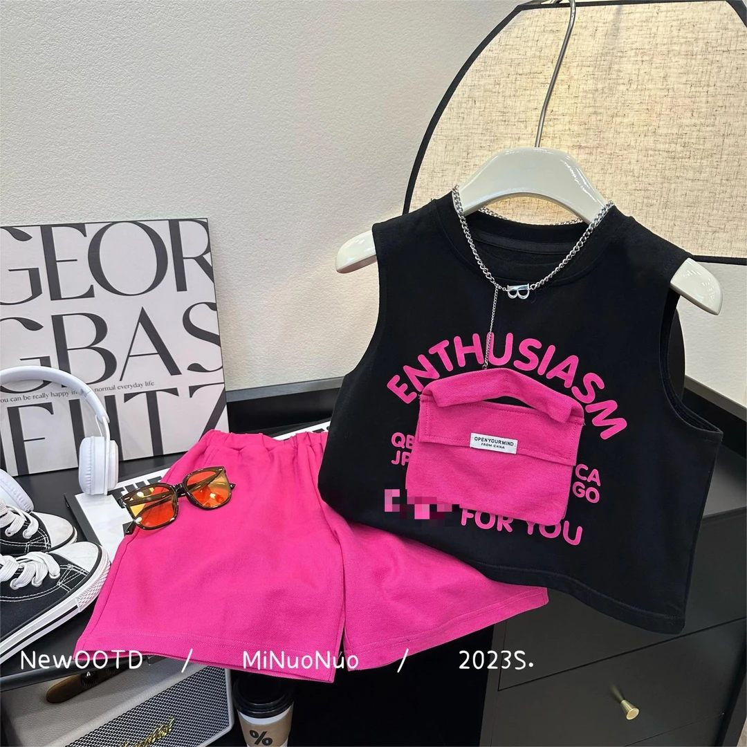 儿童背心童装时尚休闲韩版百搭夏季撞色洋气男童无袖