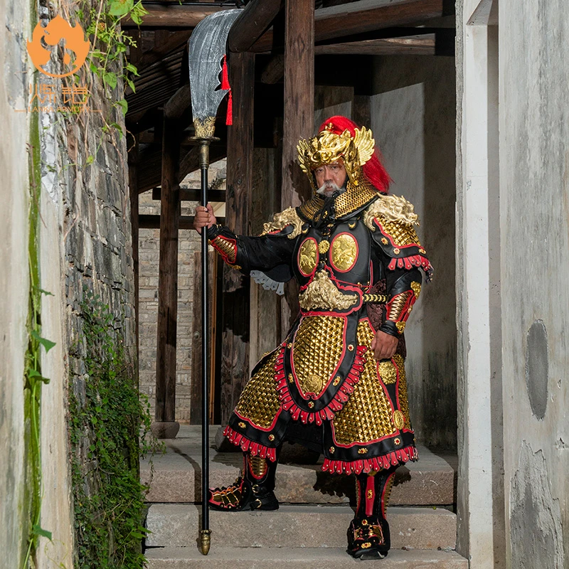 炼铠黄忠甲限量款新款《五虎上将》系列客厅落地摆件