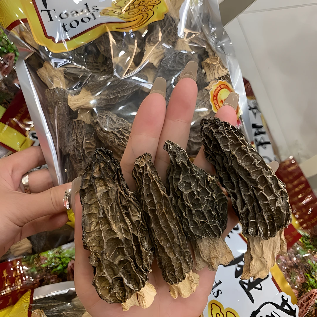 羊肚菌菌菇类包装袋一包100g煲汤鲜香干货新鲜