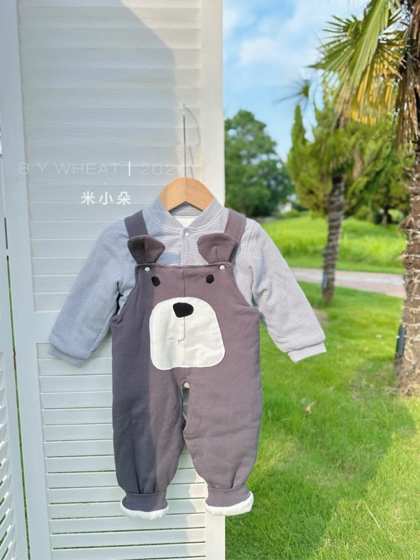 （清库存）100g婴幼儿男宝背带 帅气分体两件套