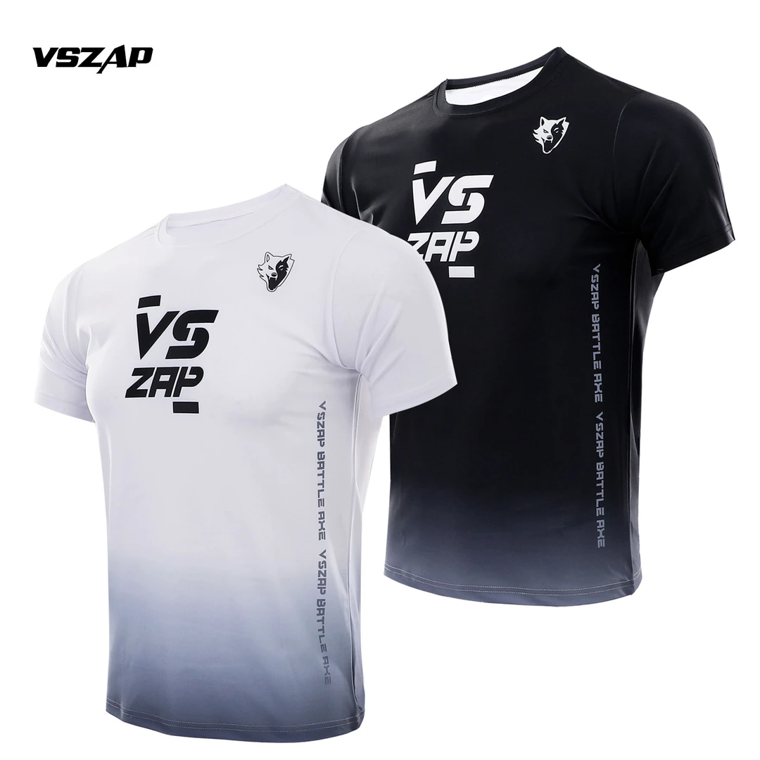 VSZAP战斧格斗T恤搏击格斗训练泰拳击服MMA速干上衣MMA男UFC健身