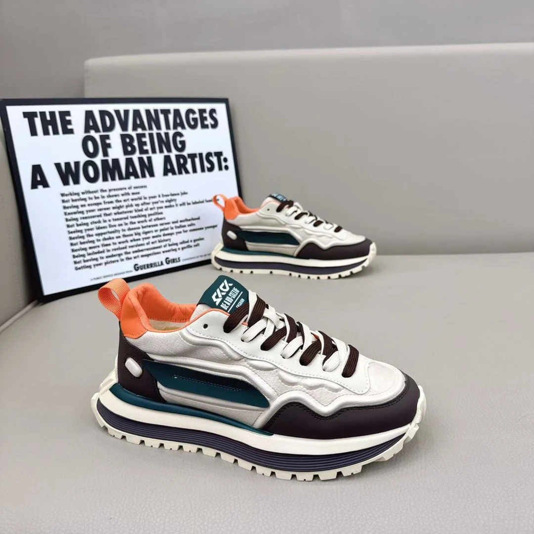 春季新款男鞋轻奢百搭时尚潮鞋休闲潮鞋运动国潮网红同款男士鞋子