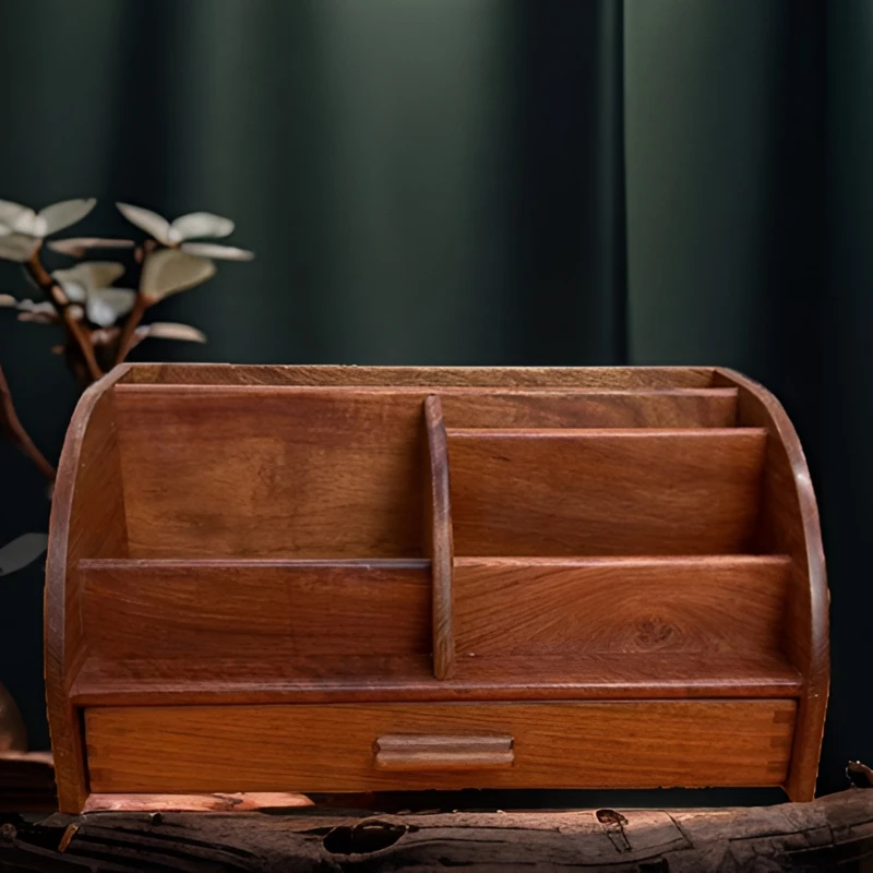 多功能实木盒置物盒家用客厅茶几桌面遥控器收纳盒创意轻奢木盒子
