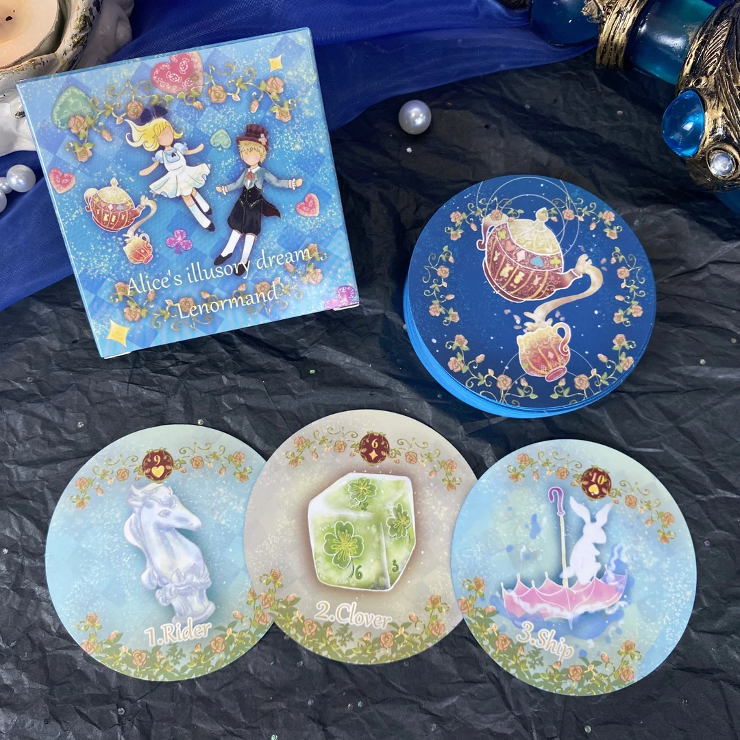 正版【爱丽丝幻游奇境】雷诺曼利诺曼卡牌桌游Alice's Lenormand