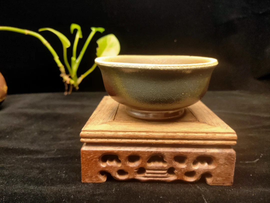 钦州坭兴陶茶壶微瑕纯柴烧手工主人杯自然落灰起釉窑变100毫升