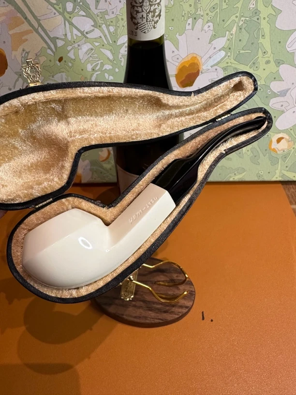 海泡石烟斗krm光面牛头