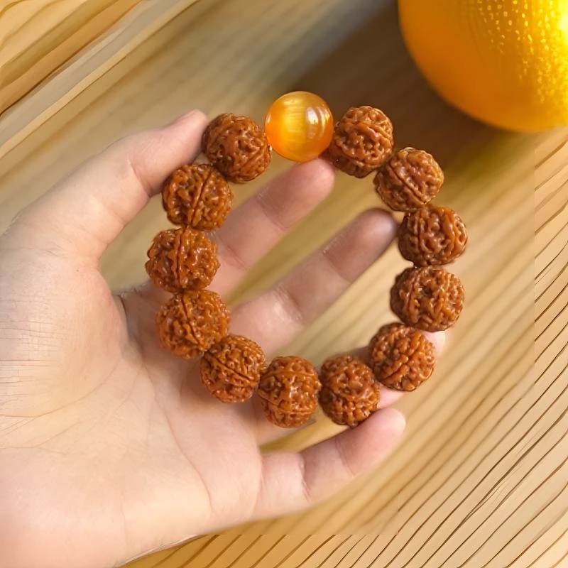 20mm六瓣蜂窝尼泊尔大金刚机刷打底手串-601（二代配饰）